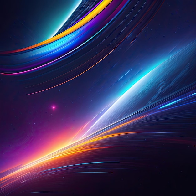 Abstract Cyber Space Background