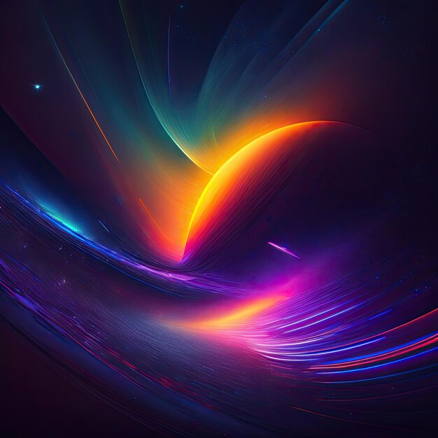 Abstract Cyber Space Background