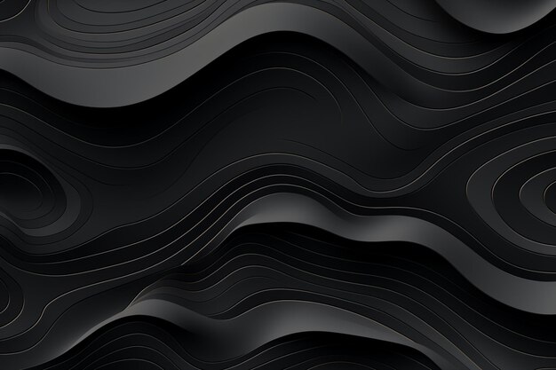 Photo abstract d background with black paper layers