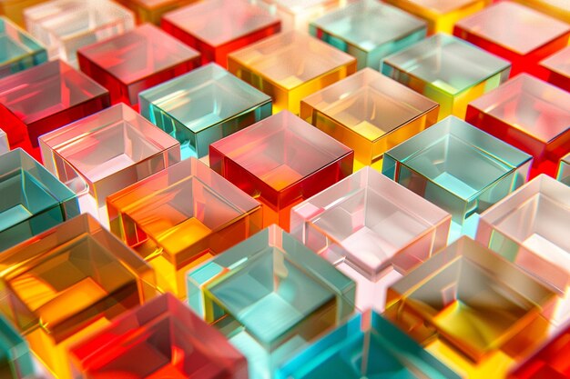 Abstract D Cubes Wallpaper for Multimedia Projects