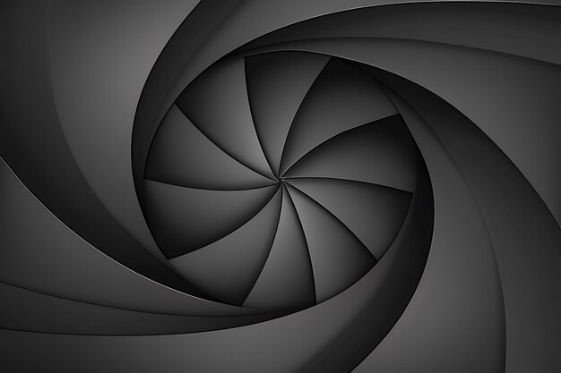 Photo abstract dark background with the black radial gradient background