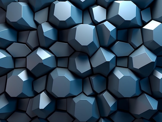 Abstract dark background with blocks AI