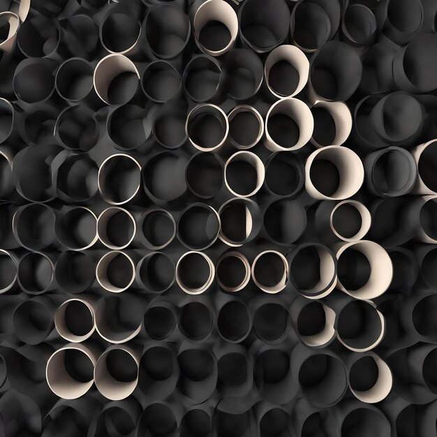 Abstract dark black circle shape background with high resolution minimalistic modern design for busi