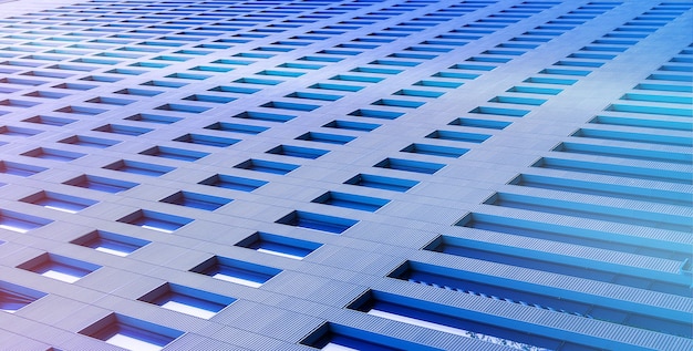 Abstract dark blue background Receding squares geometry symmetry