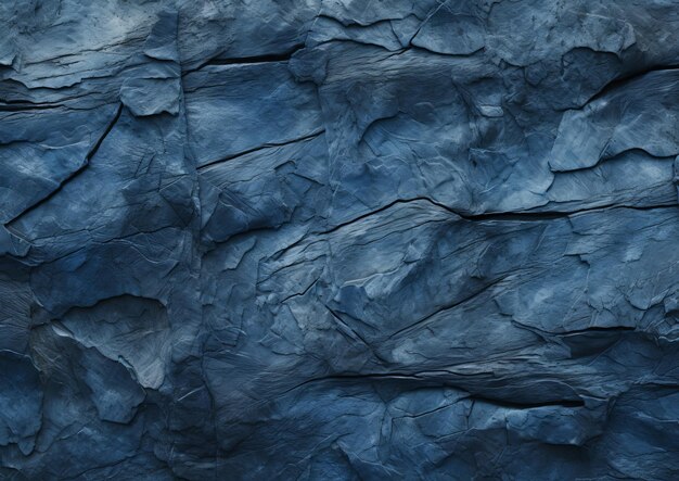 Photo abstract dark blue background with cracks and scratches seamless texture