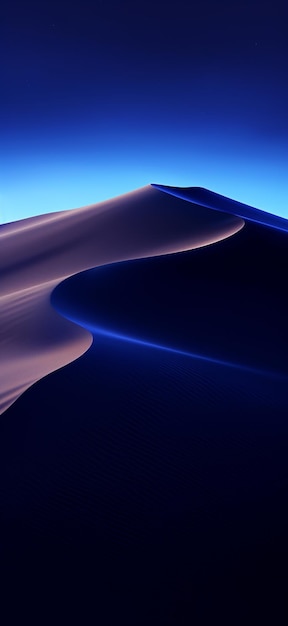 Abstract the dark blue desert background