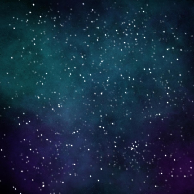 Abstract dark blue nebula background