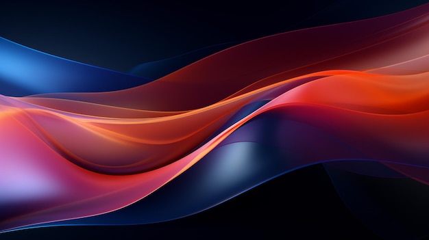 Abstract dark blue orange flashing pink desktop wallpaper