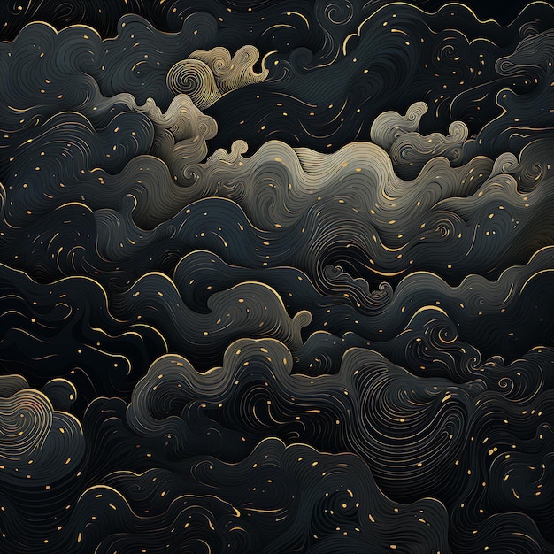 abstract dark clouds