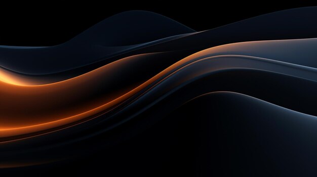 Abstract dark color waves wallpaper