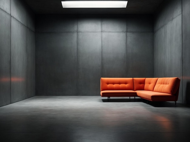 Abstract dark empty concrete interior room interior wall wallpaper and background for product ads