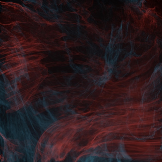 Abstract dark red and blue fog background