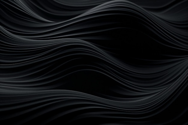 Photo abstract dark waves with a touch of sophistication