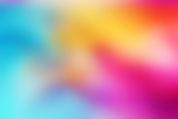 Photo abstract defocused colorful gradient background