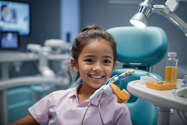 Foto riassunto delizia nell'odontoiatria pediatrica