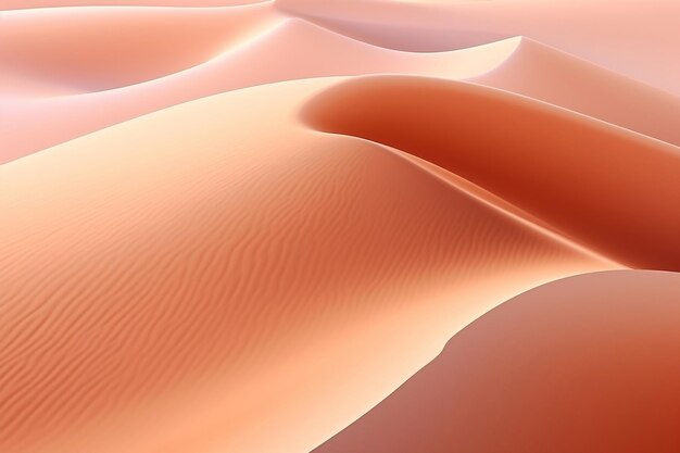 Abstract Desert Sand Dunes Generative AI