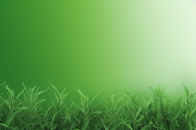 Abstract design background with grass on light green background