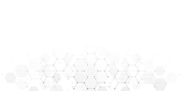 abstract design element with geometric background of hexagons shape pattern