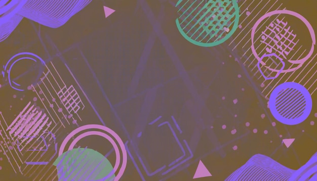abstract design element with geometric background