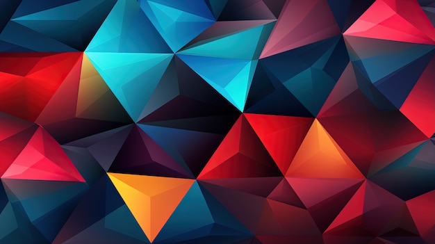 Abstract design with interlocking triangular forms