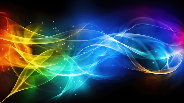 Abstract desktop background flowing lines vibrant colors futuristic gradients smooth epic backdrop