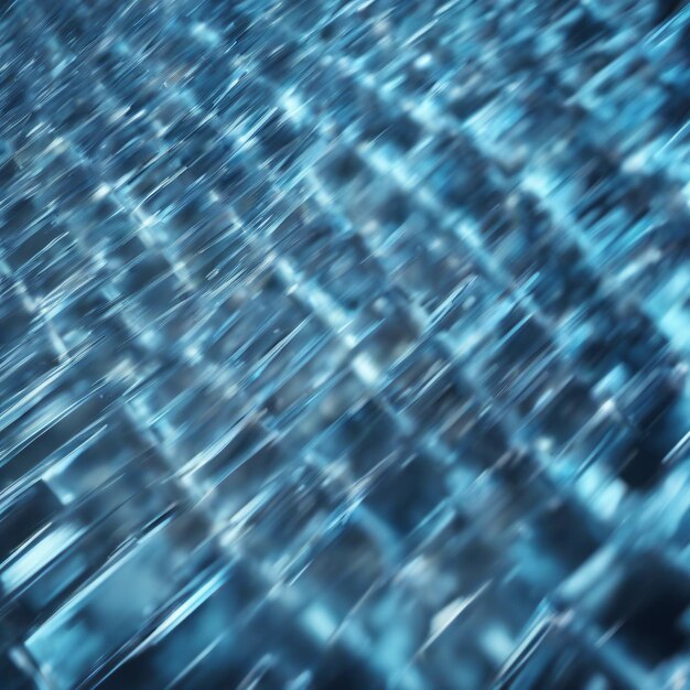 Photo abstract diagonal blue shinny shape background