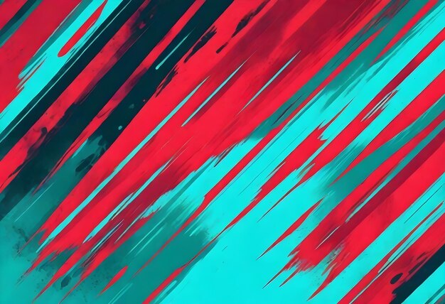 Abstract Diagonal Stripes Painting Graphic Colored Artwork Digital Background Colorful Design