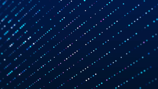 abstract digital background big data code matrix 3d rendering