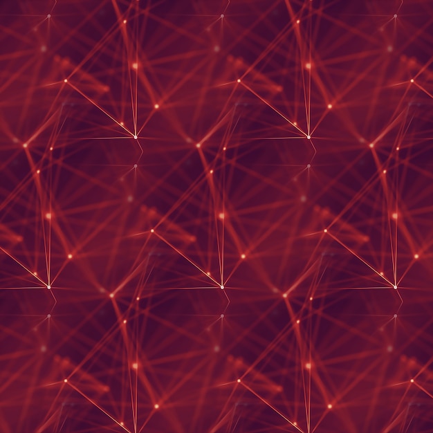 Abstract digital background connecting dots and lines