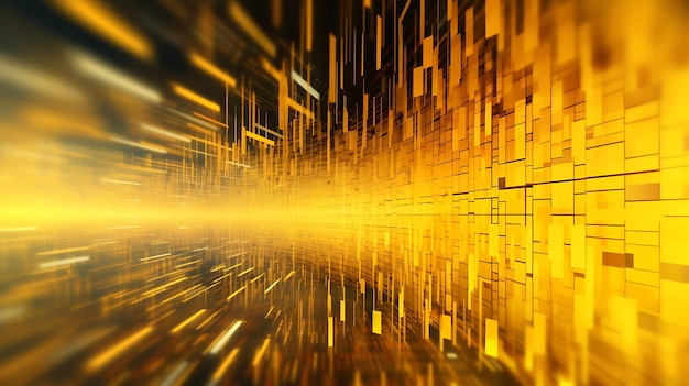 abstract digital background with binary code and ai algorithms running