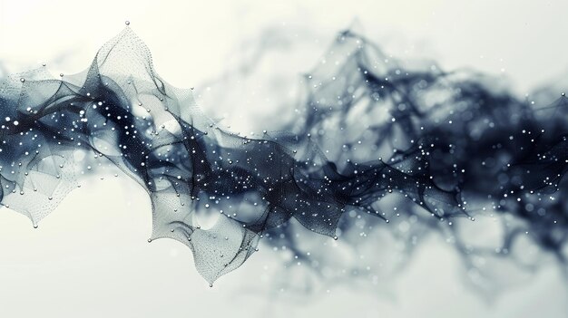 抽象的數碼通訊點 技術背景 網絡連接結構 彩色效應