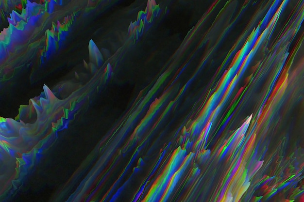 Abstract digital screen glitch effect texture.