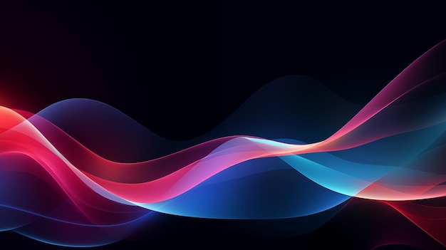 abstract digital wave of lines vector illustration