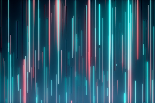 abstract directional neon lines geometric background