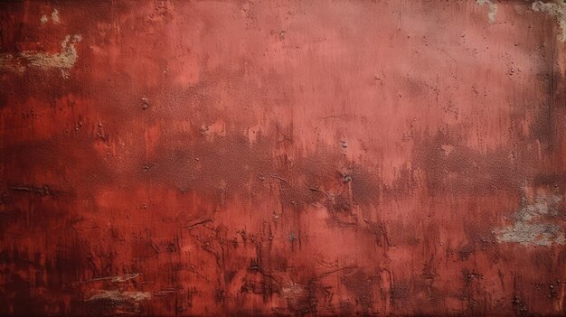 Photo abstract dirty red stain texture wallpaper in grungy style