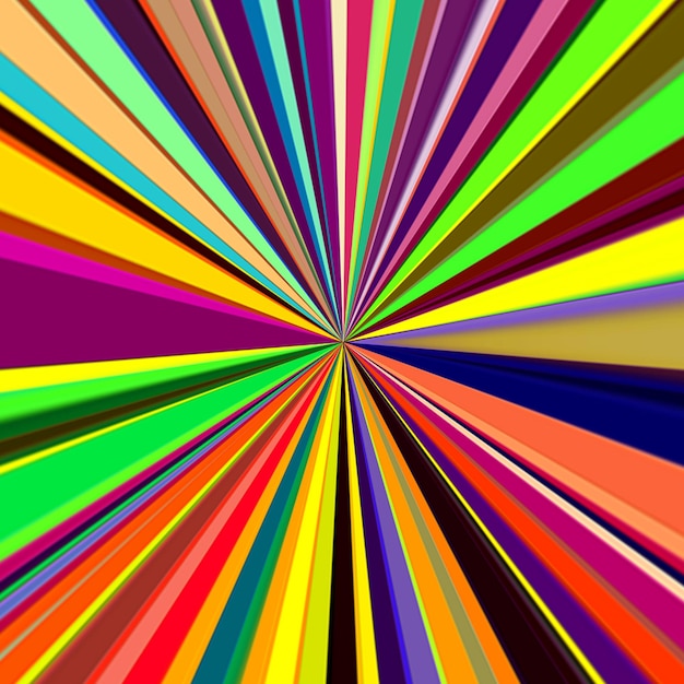 Abstract Distortion Fast Warp Tunnel Colorful