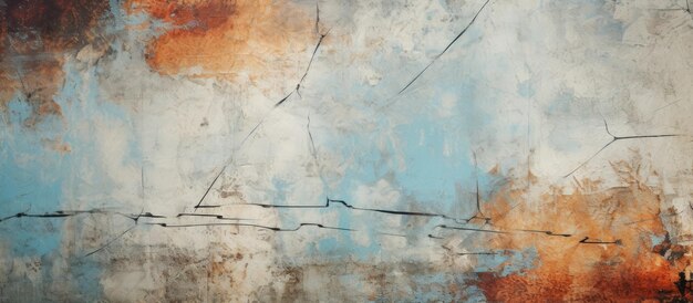 Abstract distressed wall background with texture and fissures