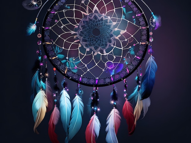 Abstract dream catcher