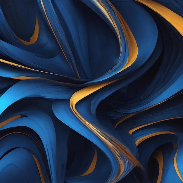 Abstract dynamic blue background