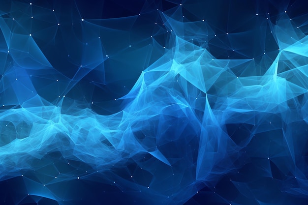 Photo abstract dynamic blue background