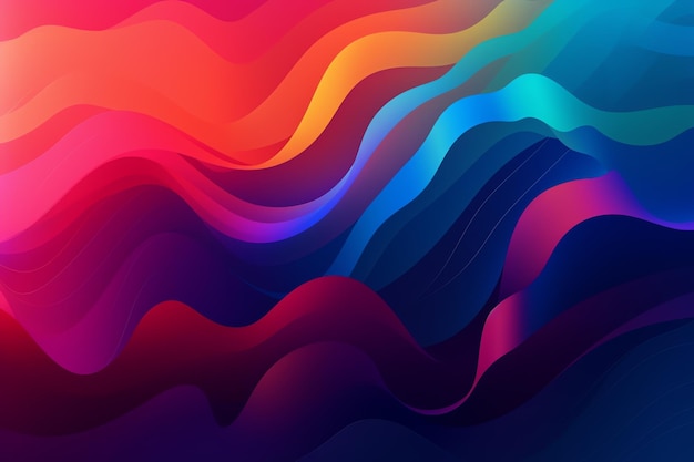 Abstract dynamic gradient background