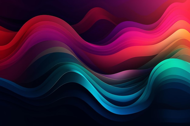 Abstract dynamic gradient background