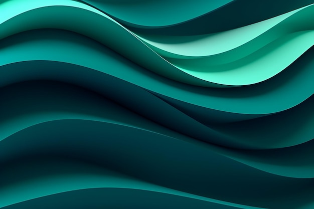 抽象的なダイナミックな波状の紙のスタイルの背景