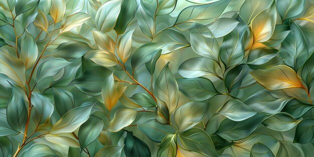 Abstract ecological natural plant floral background