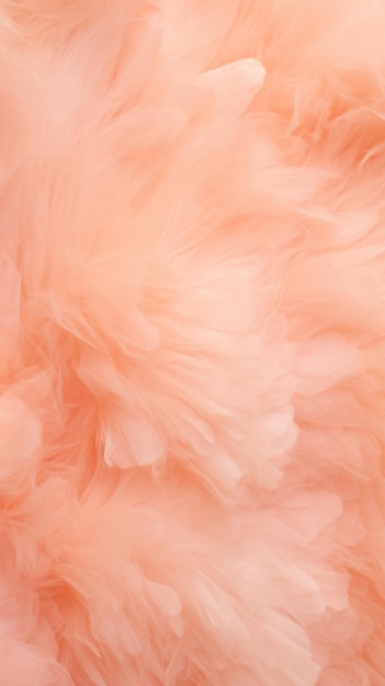 Photo abstract elegance in flowing peach fuzz fabric drapery