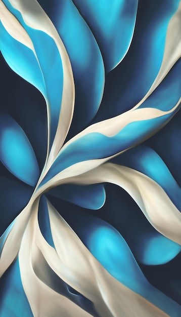 Premium Photo | An abstract elegant blue wave background