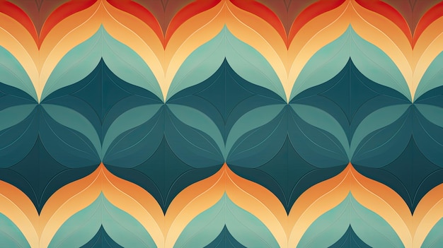 Photo abstract elegant colorful shapes pattern wallpaper