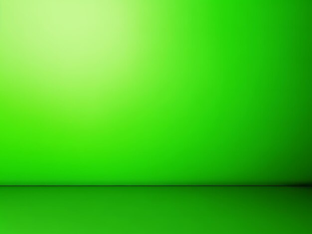 Photo abstract empty light gradient green studio wall banner