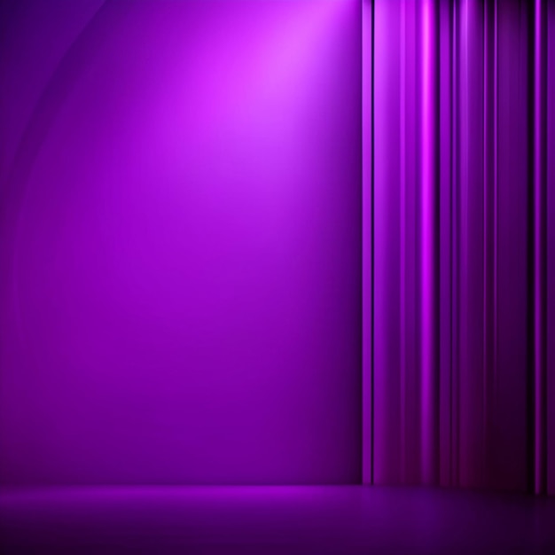 Abstract empty purple gradient studio wall texture