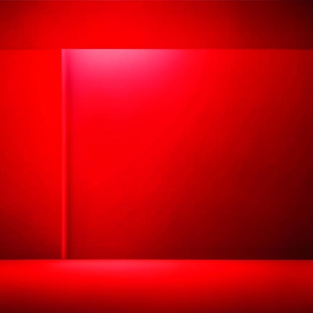 Photo abstract empty red gradient studio wall texture